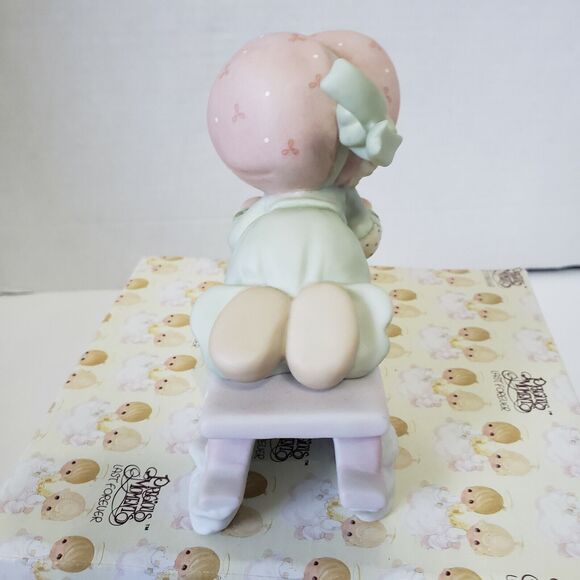 Precious Moments Slide Into The Next Millenium With Joy 1999 Annual Figurine Vtg - Picture 7 of 11